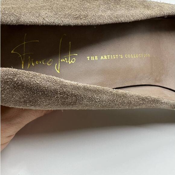 Franco Sarto Artist's Collection Suede Wedges 8.5 US - Picture 9 of 10